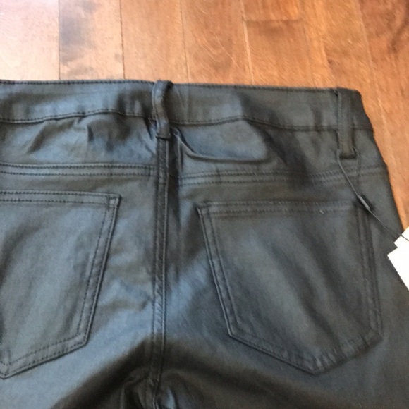 Melanie Lyne Coated black skinny pants NWT size 8 - Picture 6 of 7